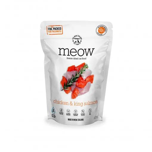 Meow Chicken & King Salmon Freeze Dried Cat Food