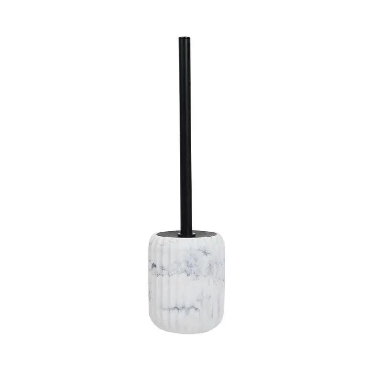 Living & Co Marble Toilet Brush White