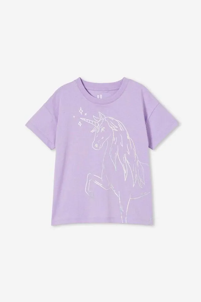Poppy Short Sleeve Graphic Print Tee