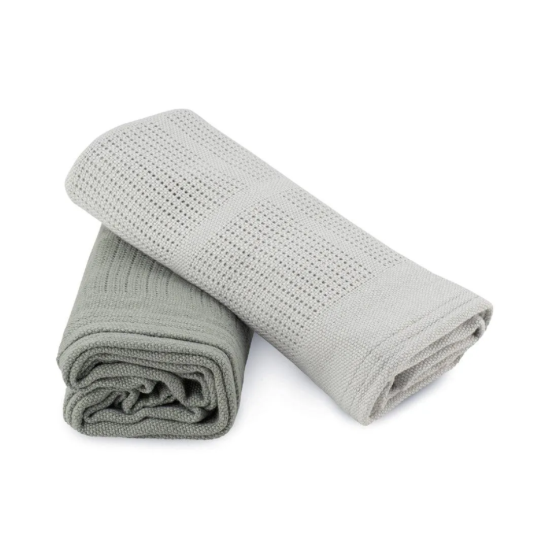 Little Bamboo Cellular Blanket - 2 Pack
