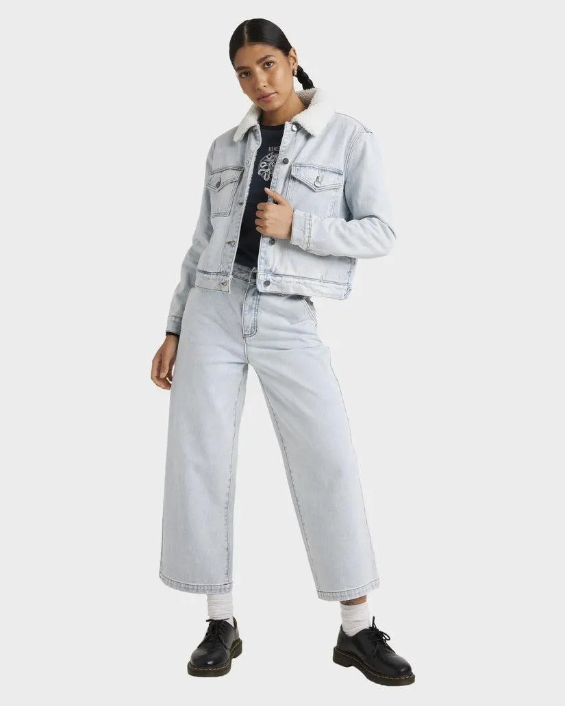 WOMENS ROY SHERPA DENIM JACKET