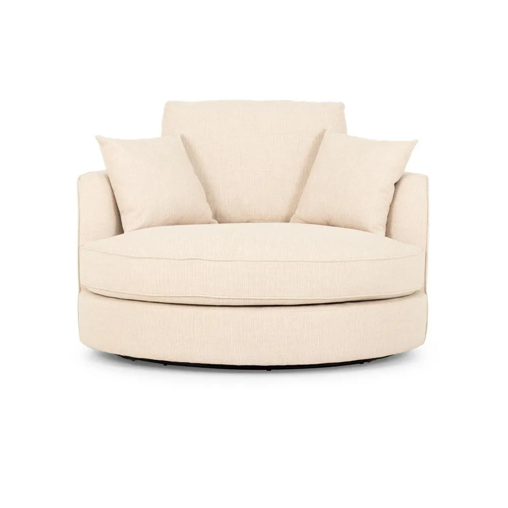 Hampshire Swivel Chair, Oatmeal
