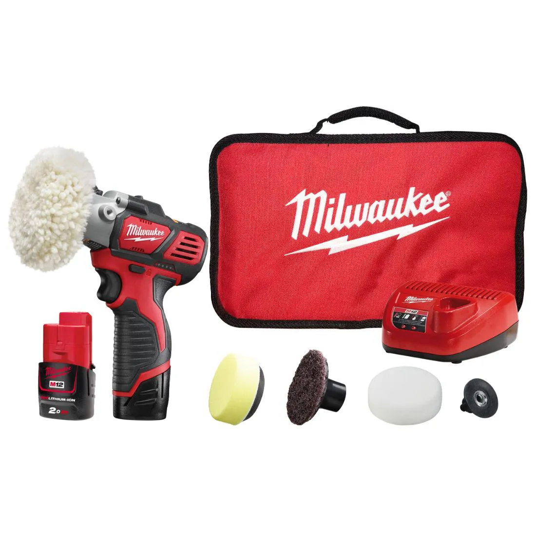 M12 Cordless Spot Polisher/Detail Kit 2.0Ah M12BPS-202B