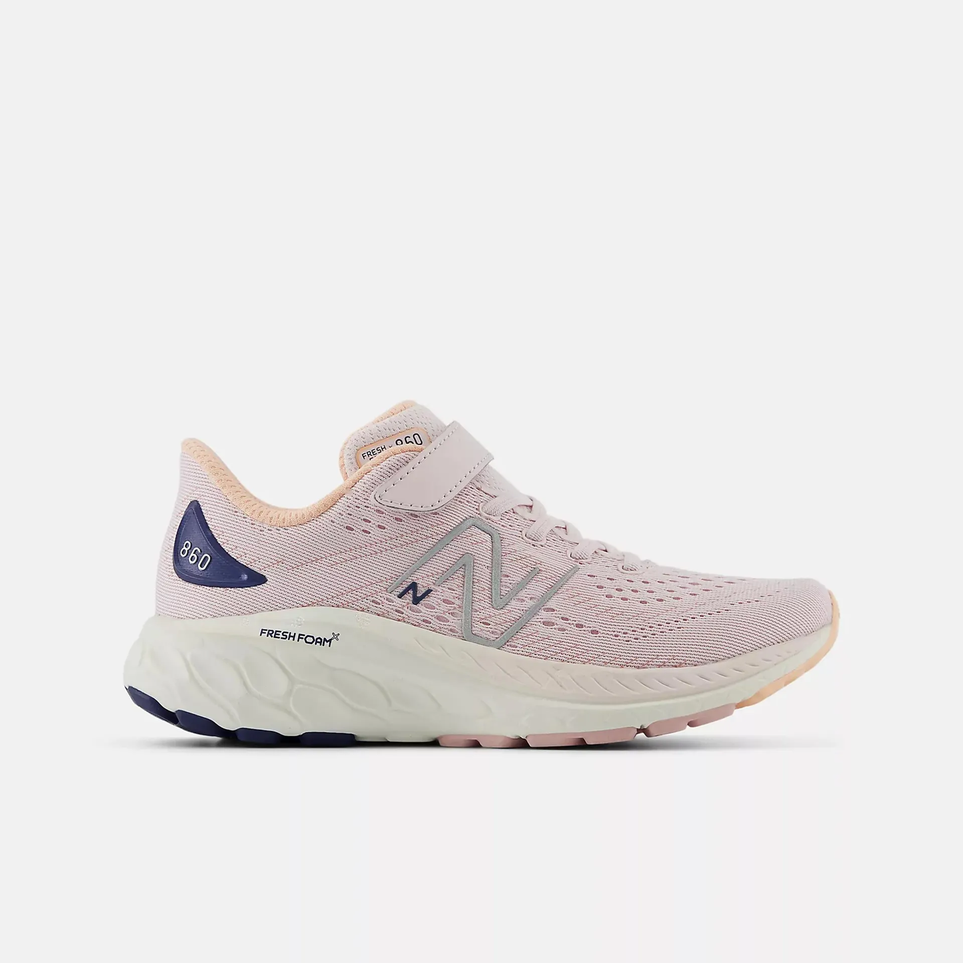 New Balance Junior 860 v13 Running Shoes Pink Granite/Copper/Sea Salt