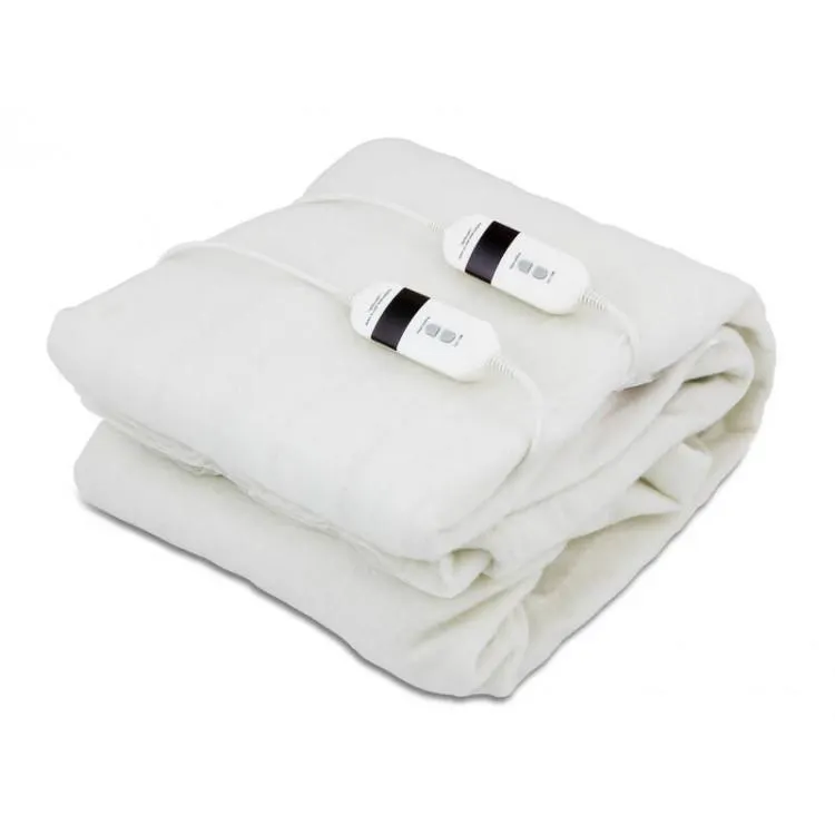 Double Fitted Electric Blanket White Remote Control *RRP $81.80