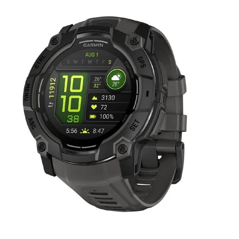 Garmin Instinct 3, 50mm, AMOLED, Black Bezel with Charcoal Band