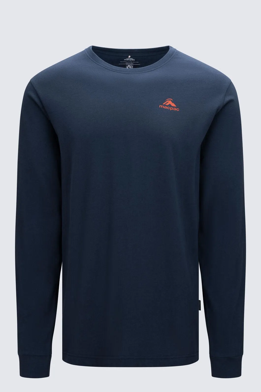 Macpac Men's Aoraki Topo Fairtrade Organic Long Sleeve T-Shirt