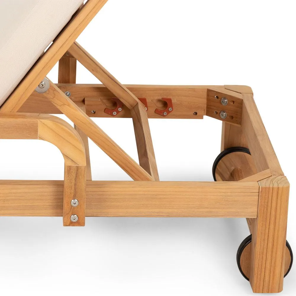 Olina Outdoor Sun Lounger, Natural
