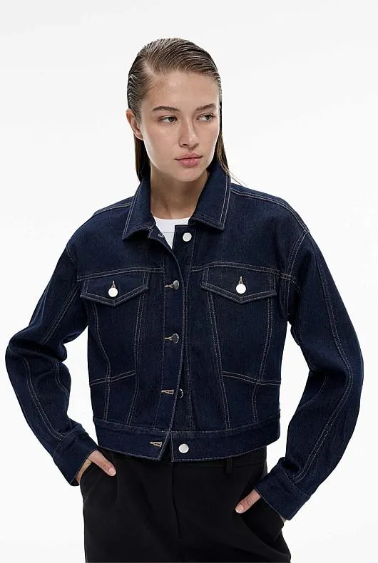 Denim Seam Detail Jacket