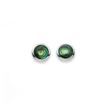 Paua Studs Sterling Silver