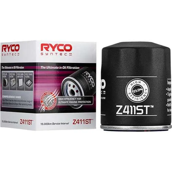 Ryco SynTec Oil Filter - Z411ST (Interchangeable with Z411)