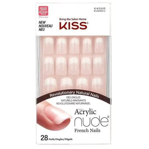 Kiss ACRYLIC NAILS FRNCH NUDE Medium
