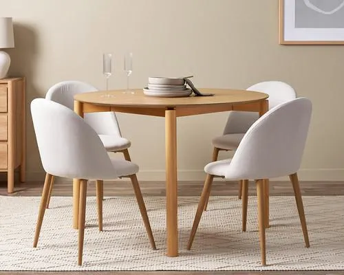 Leon 4 Seater Dining Table - Natural