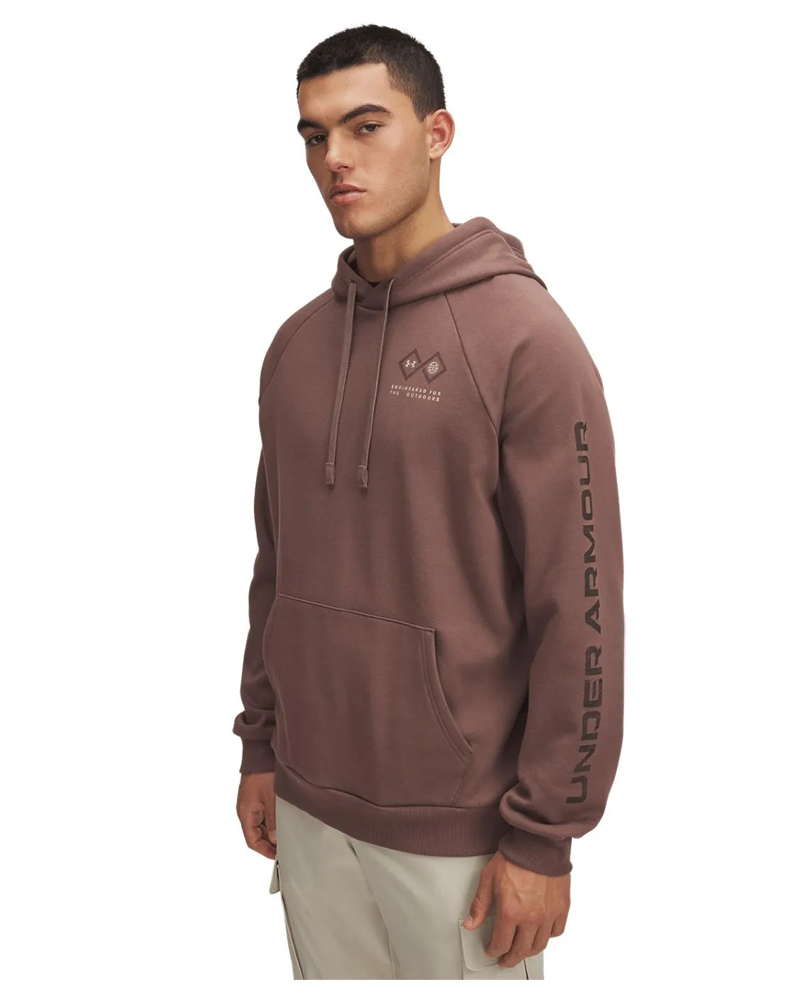 UA Rival Fleece Graphic OD Men's Hoodie