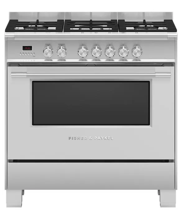 Freestanding Cooker, Dual Fuel, 90cm, 5 Burners