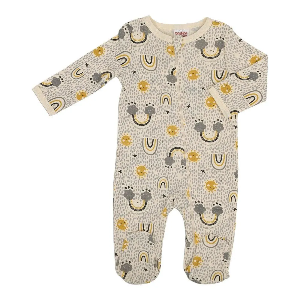 Tangerine Baby Growsuit .