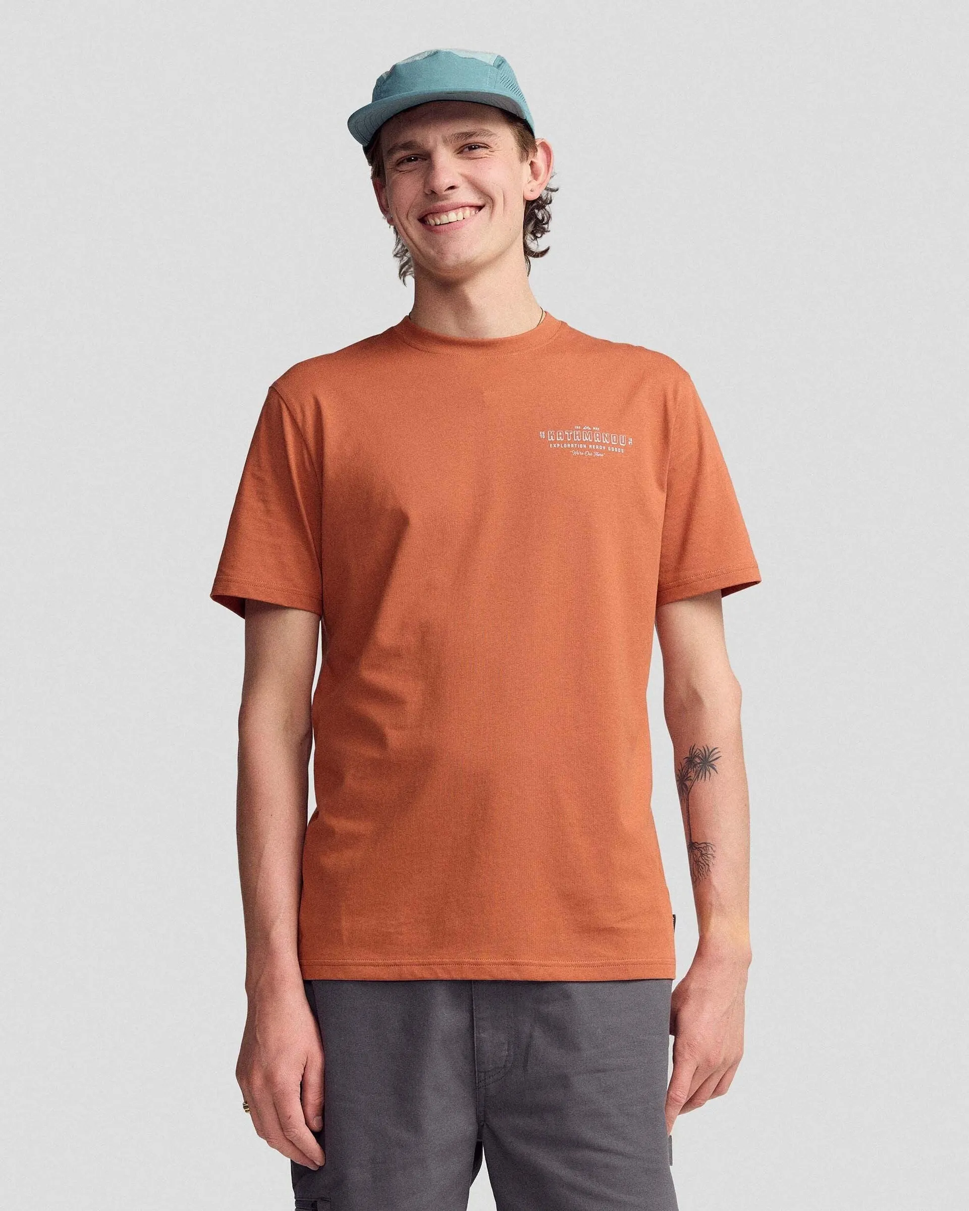 Men's Exploration Organic Cotton T-Shirt - Copper