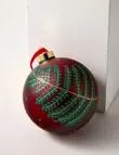 Christmas Shop Glass Bauble Ornament, Fern