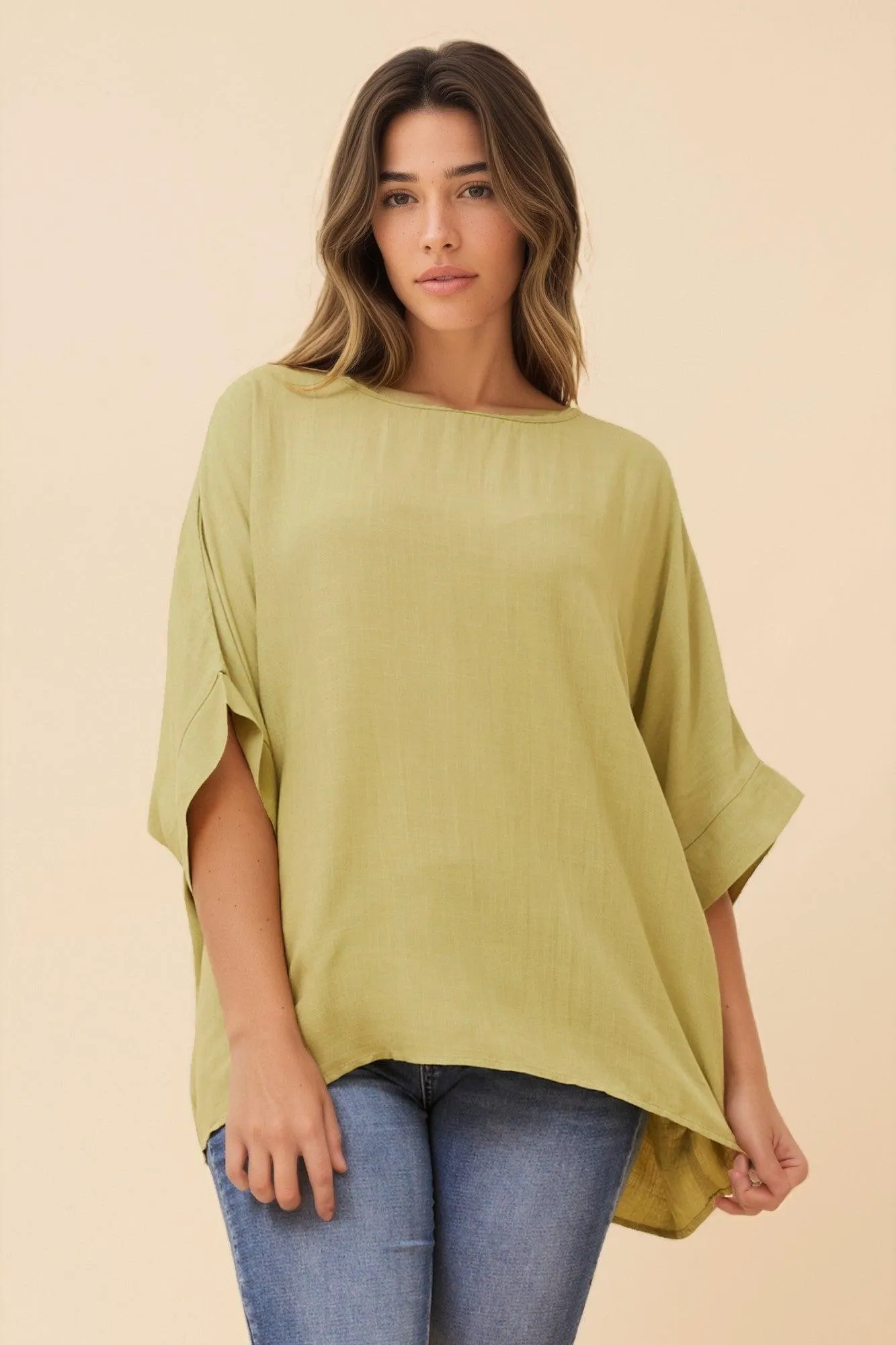 LEVELLE DOLMAN SLEEVE TOP
