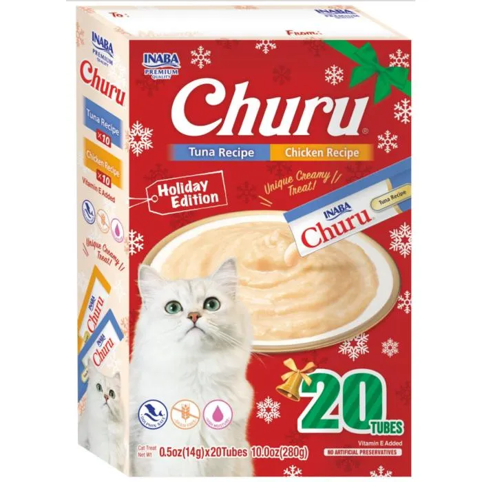 Inaba Churu Tuna & Chicken Recipe Holiday Edition