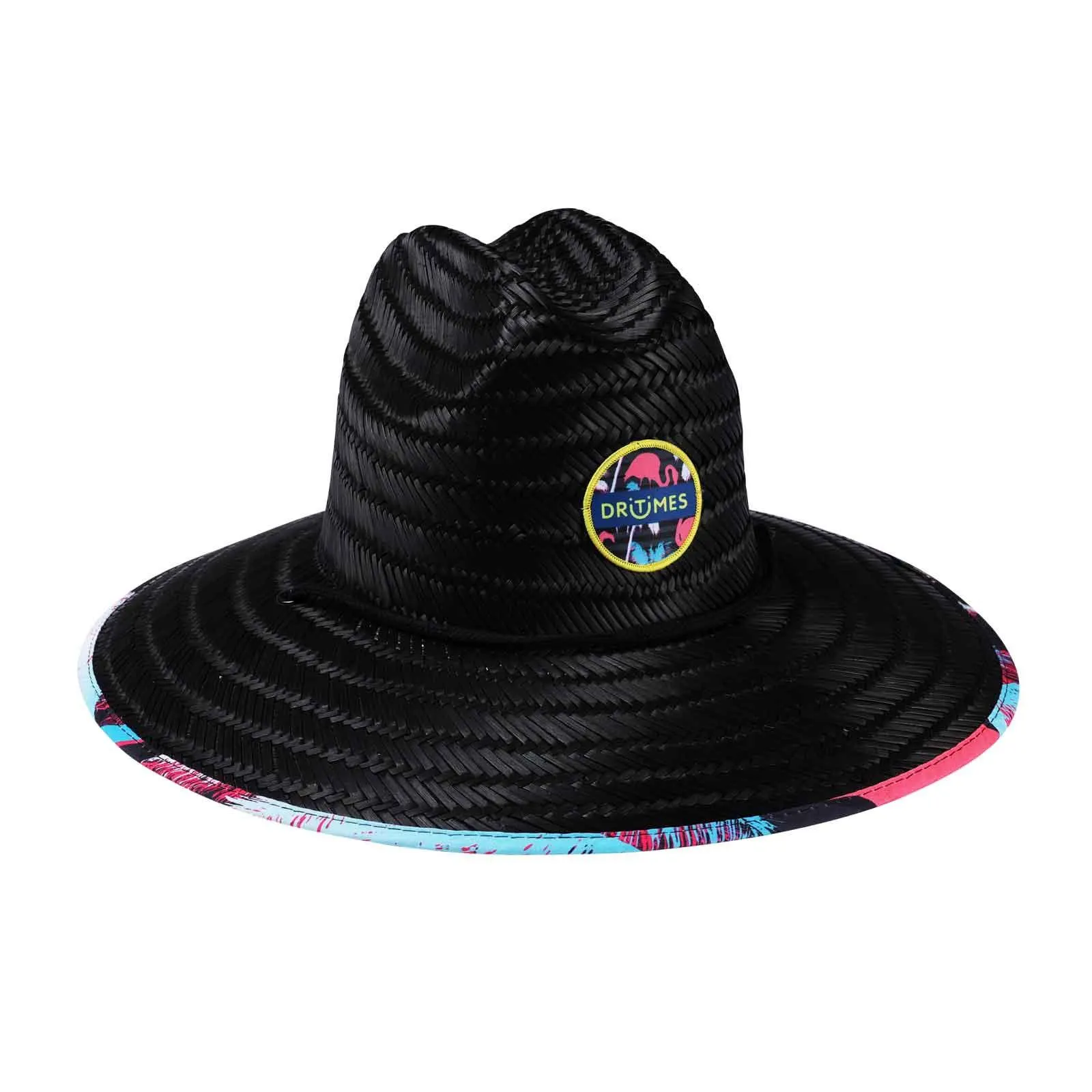 DRI-TIMES Miami Nights Straw Hat - Black