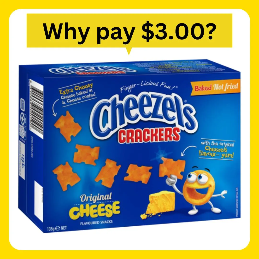 Cheezels Crackers Cheese 135g