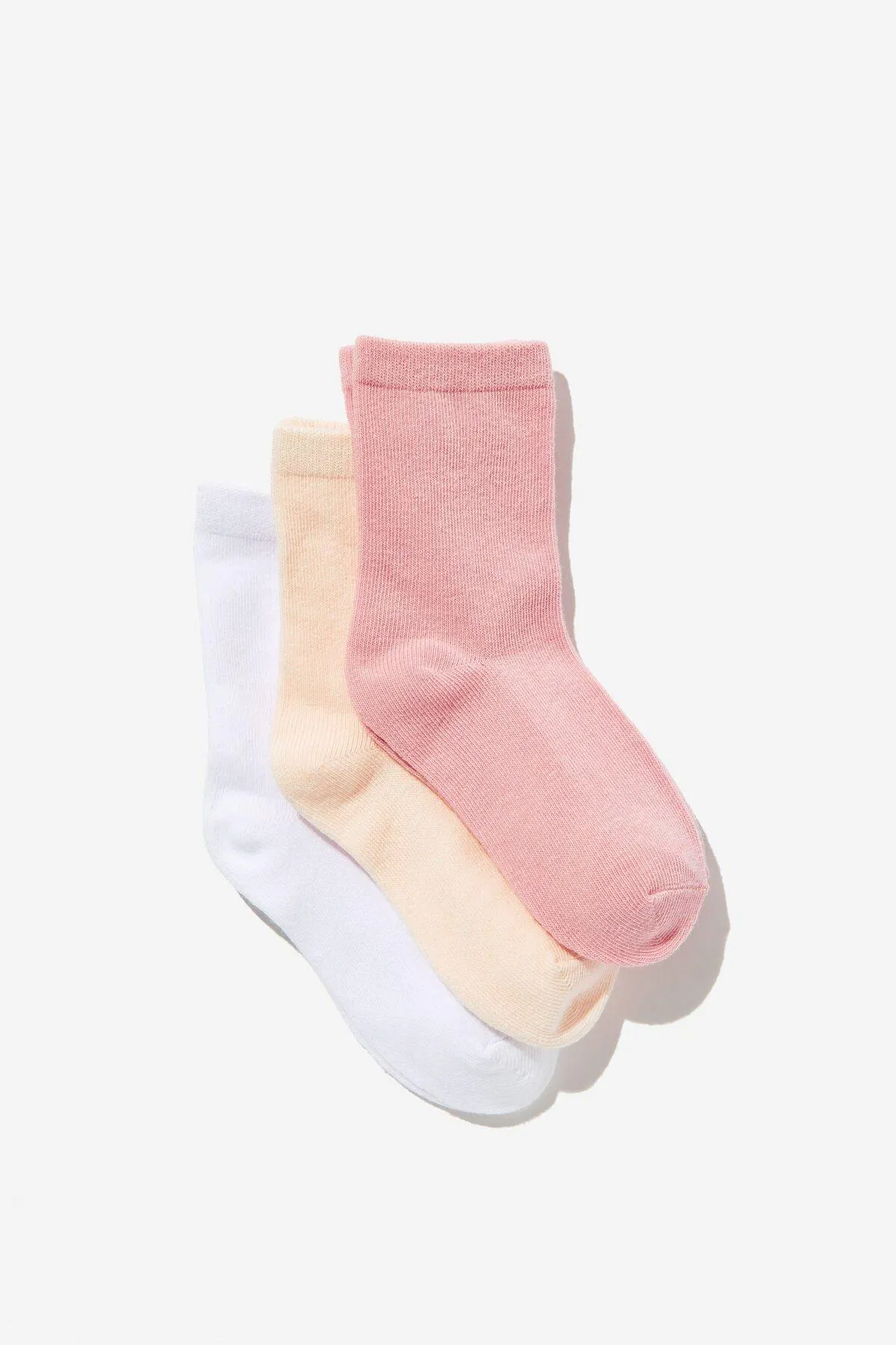 Kids 3Pk Crew Socks