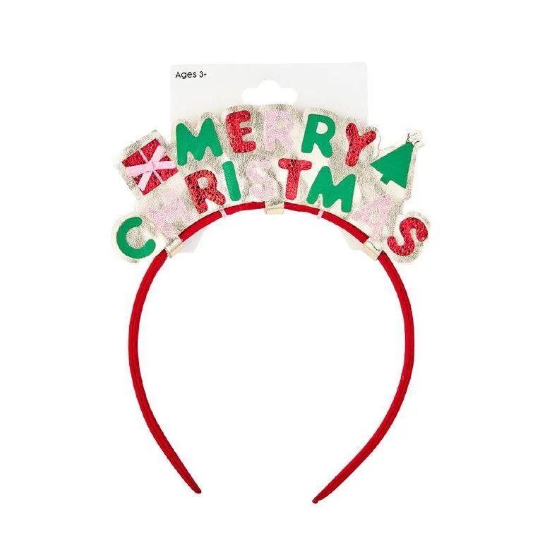 Wonderland Merry Christmas Headband