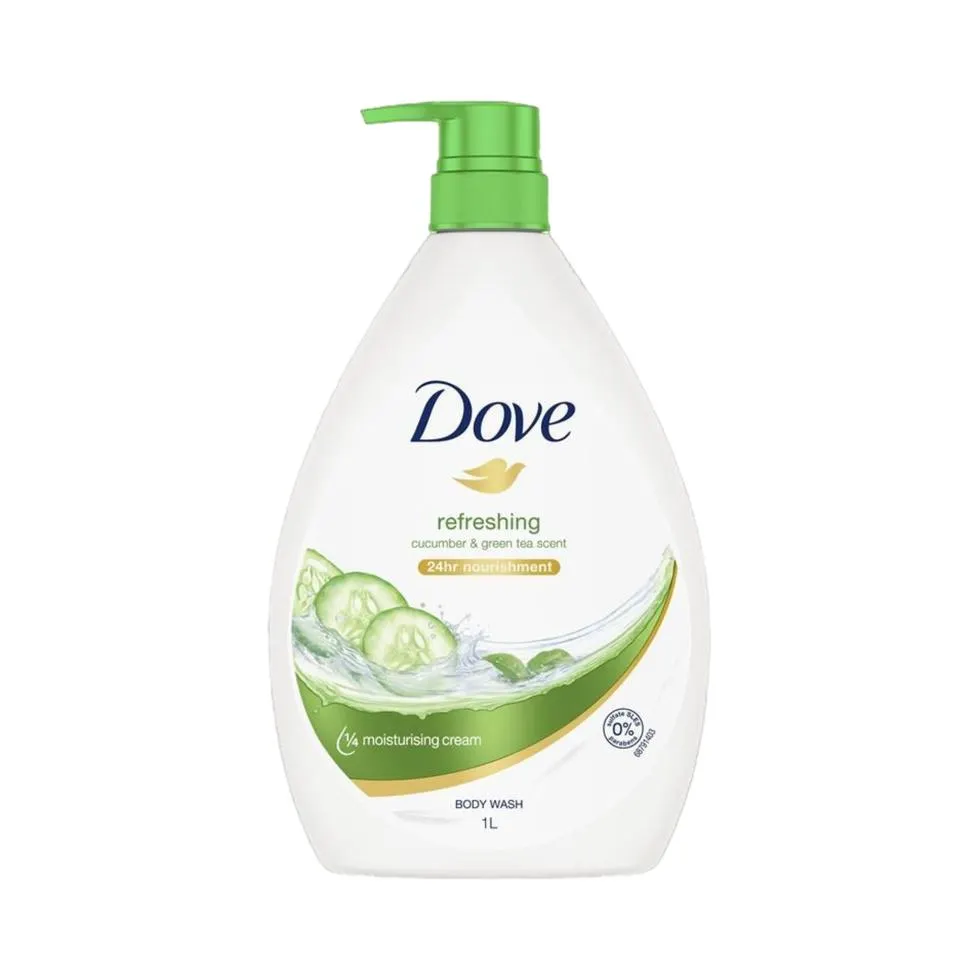 Dove Body Wash Fresh Touch Cucumber & Green Tea 1L