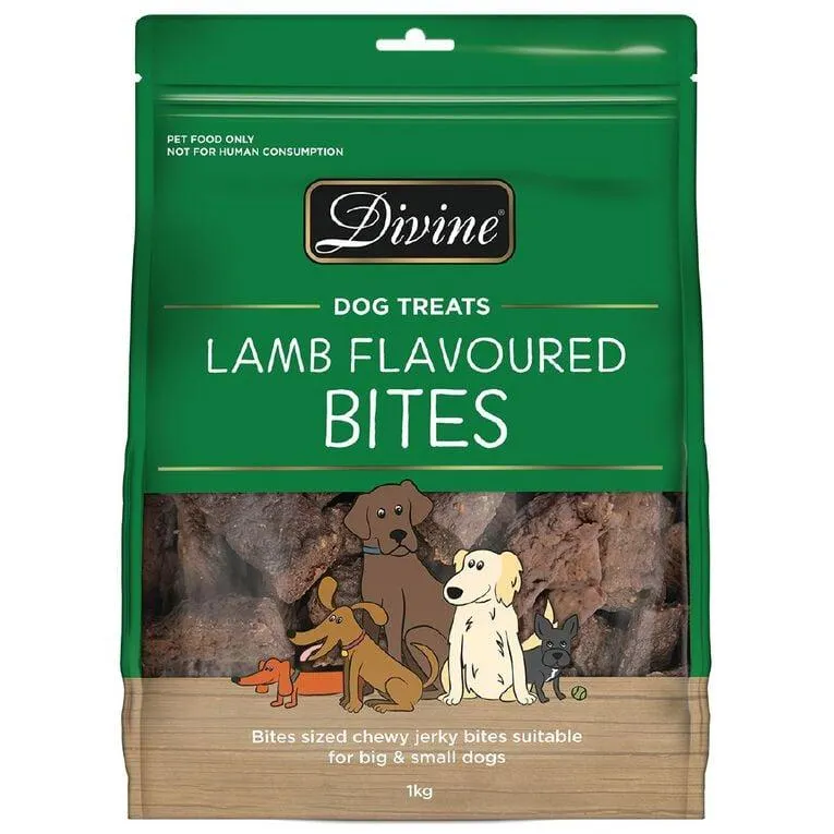 Divine Lamb Dog Treats 1kg