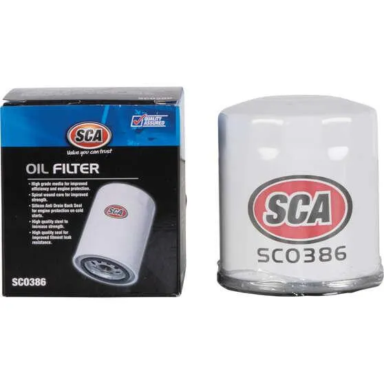 SCA Oil Filter SCO386 (Interchangeable with Z386)