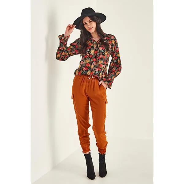 Jamilla Top Midnight Print