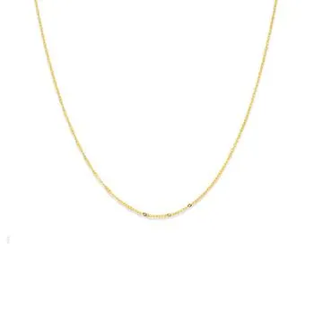 9ct Gold 45cm Solid Twisted Cable Chain