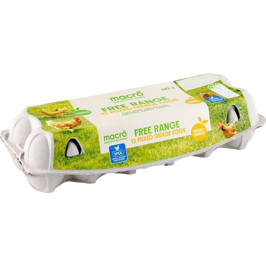 Macro Eggs Free Range Mixed Grade