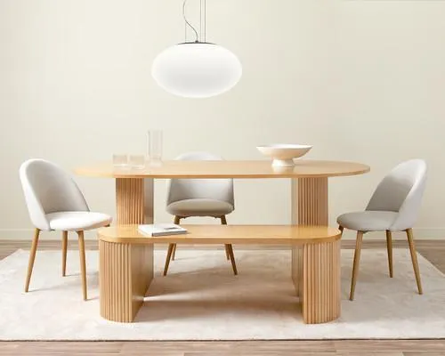 Eve 6 Seater Dining Table - Birch