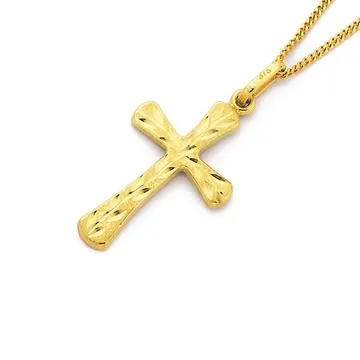 9ct, Cross Pendant