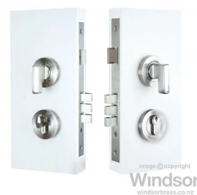 Mini Lever Entrance Lock Kit Round, 60mm
