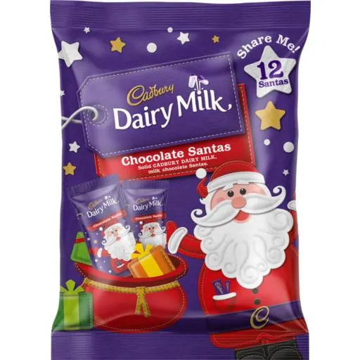 Cadbury Chocolate Santa Share Pack 12 Pack