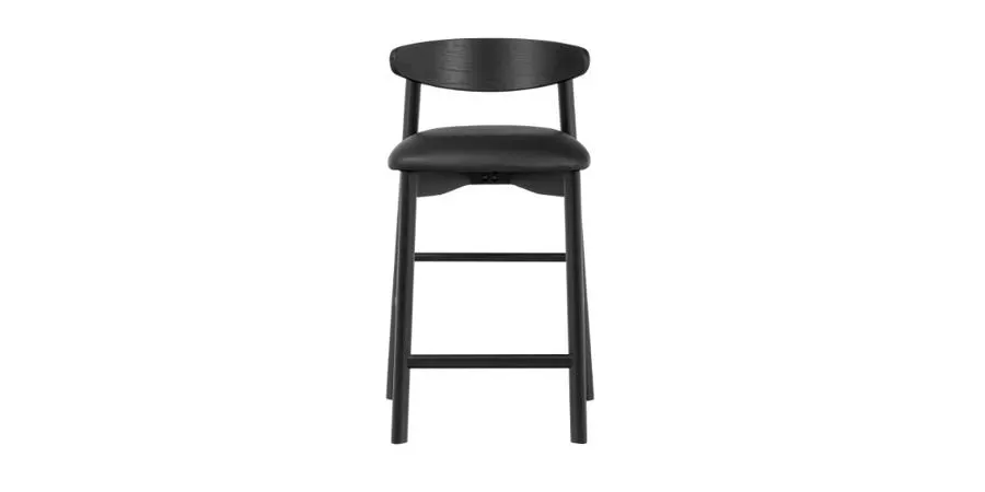 Bronte Bar Stool in Black Oak