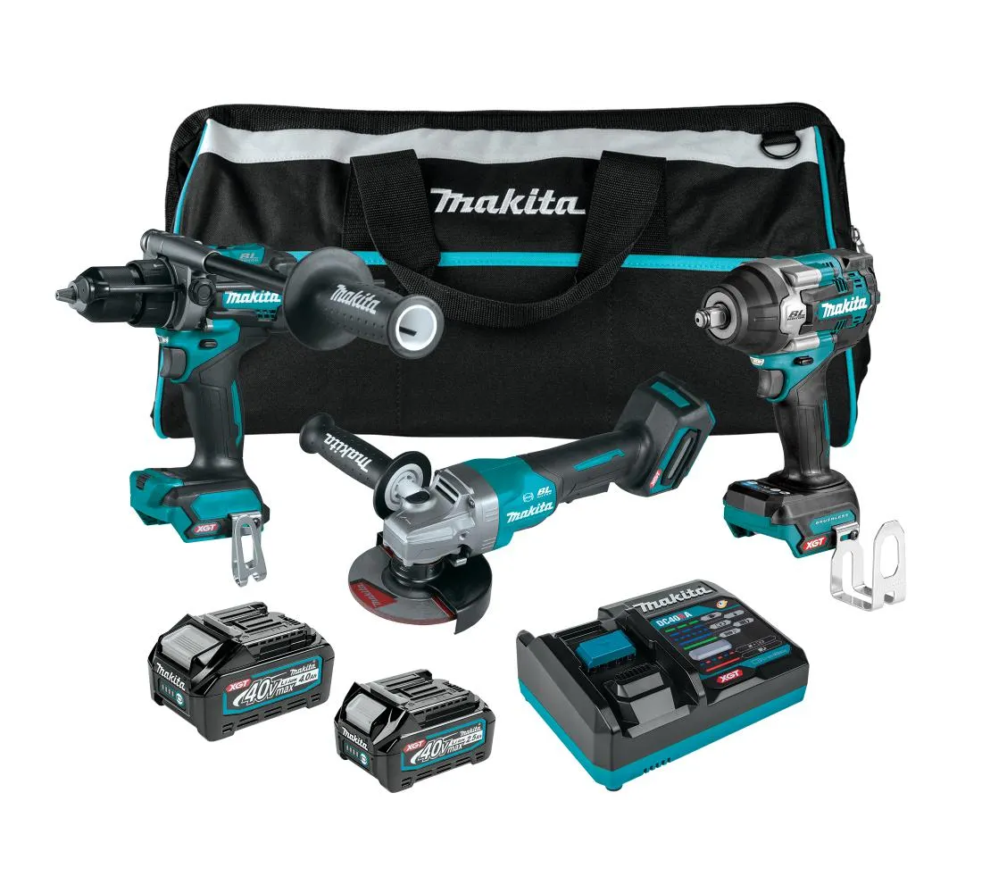 XGT 3 Piece Combo Kit 40Vmax 2.5Ah/4.0Ah