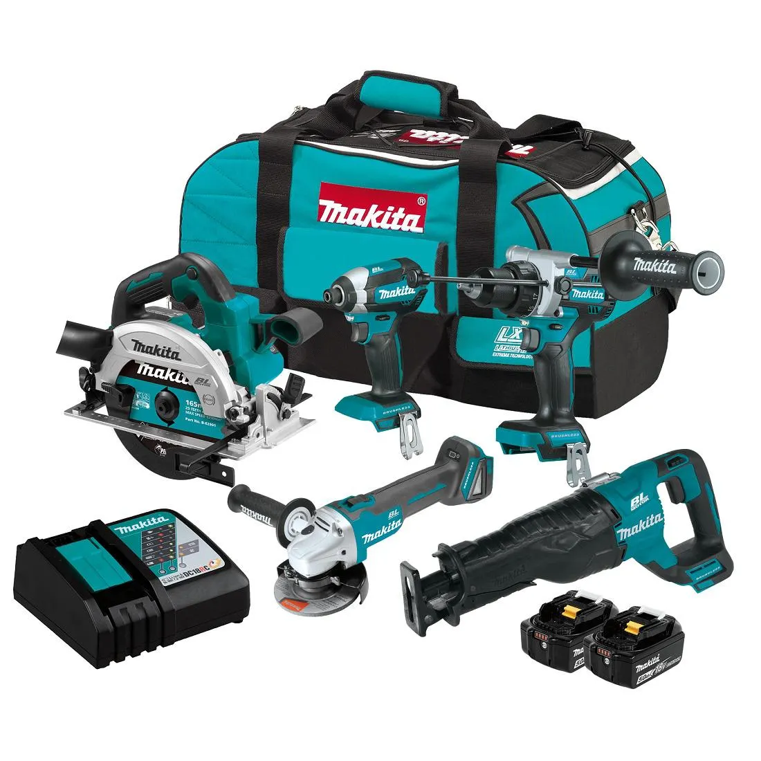 18V LXT Brushless Combo Kit 5-Piece DLX5064TX1