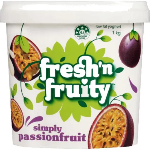Fresh n Fruity Yoghurt Simply Passionfruit
