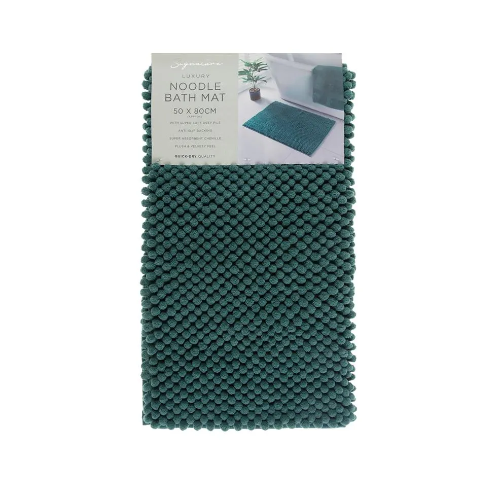 Signature Bath Mat Green Update Bobble 50 x 80cm