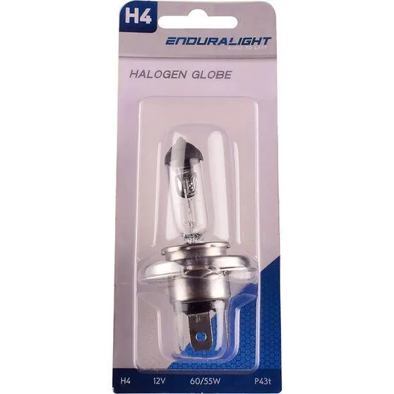 Enduralight Headlight Globe - H4, 12V 60/55W, ENDH1001