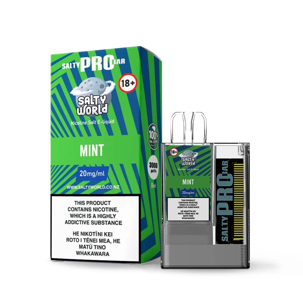 Salty Pro Bar Mint Disposable Vape