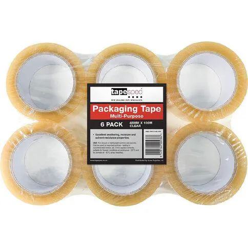 Tapespec Packaging Tape Acrylic 48mm x 100m