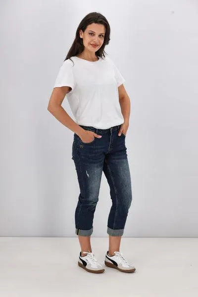 Shine On Label Marlowe Boyfriend Jean...
