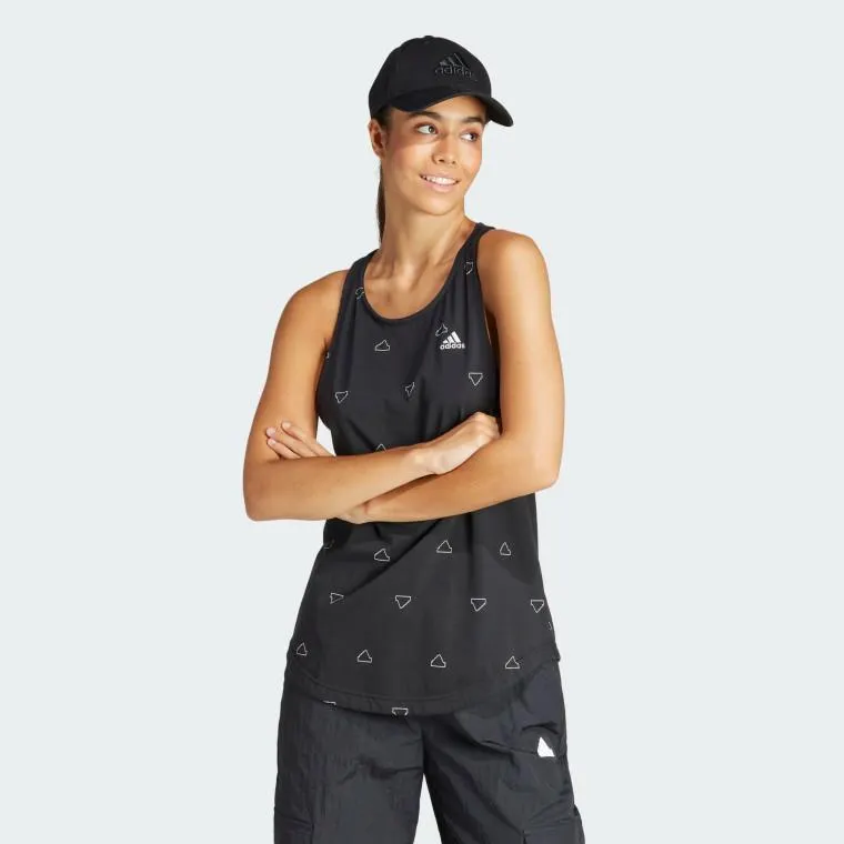 Adidas Womens Monogram Tank Black