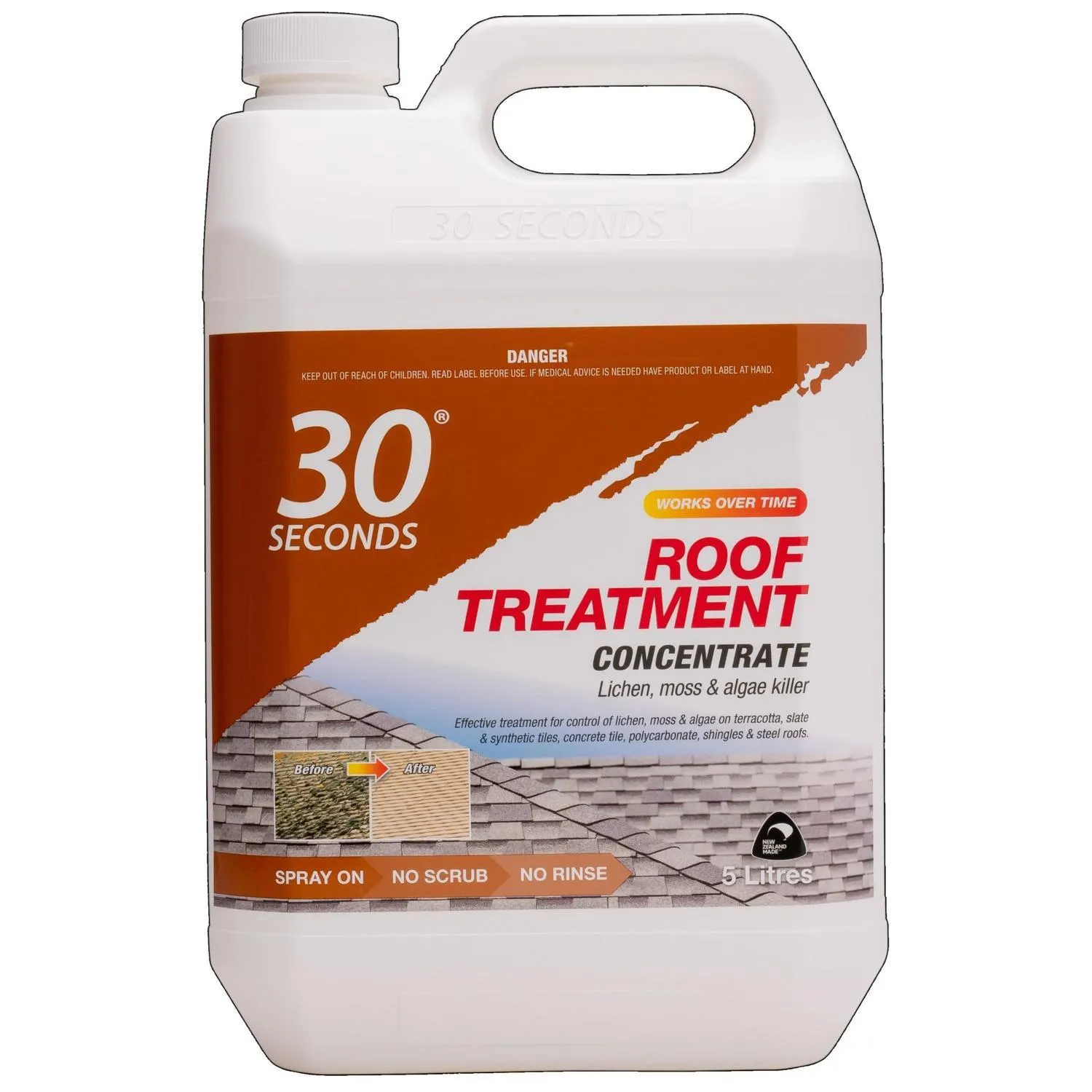 30 Seconds Roof treatment Concentrate 5 Litre Pale Yellow