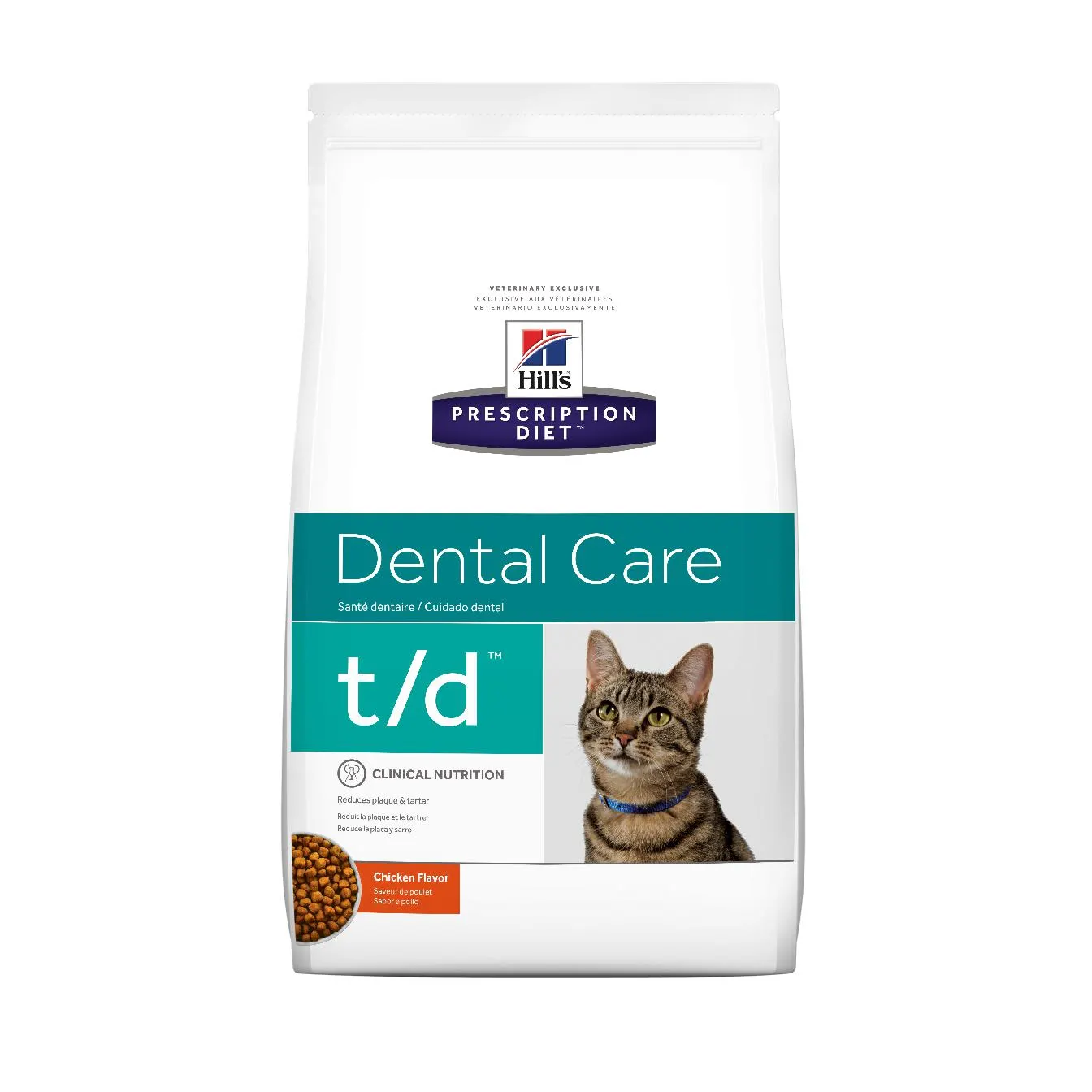 Hill's Prescription Diet t/d Dental Care Chicken Flavour Dry Cat Food